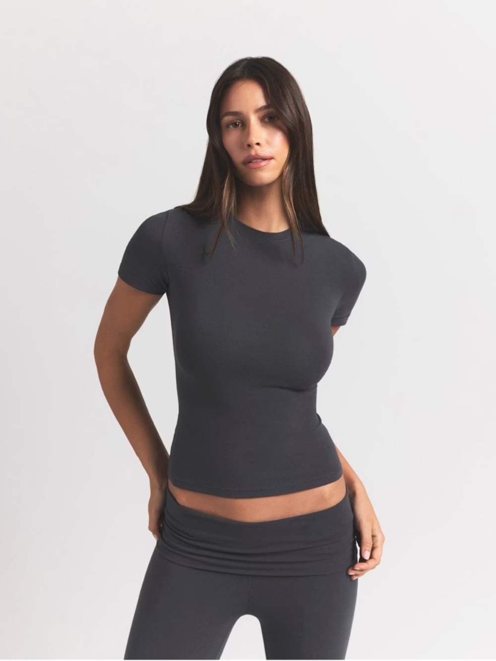 SKIMS Cotton Jersey Tshirt - Ash